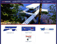 Tablet Screenshot of liftsanddocks.net